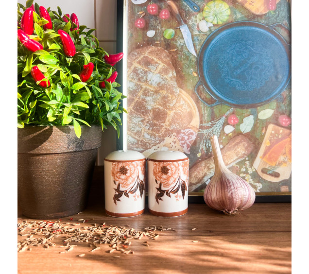 700-08-19 Набір для солі та перцю "Розпис" 4х6 - фото 2