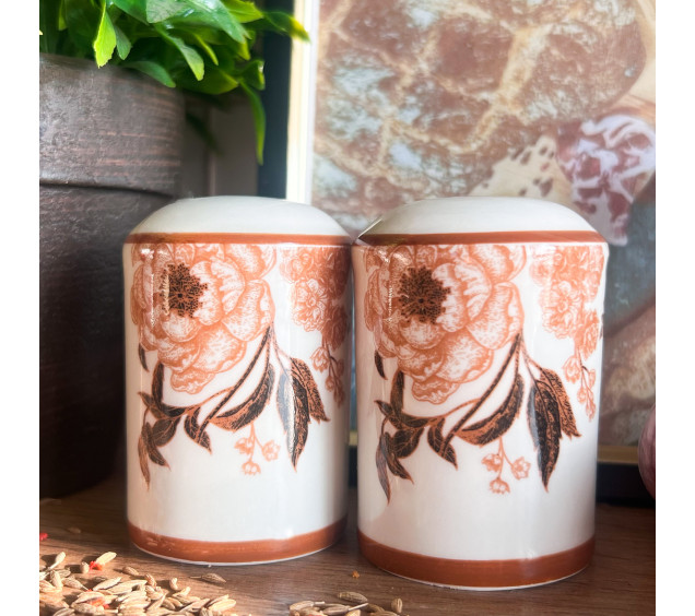 700-08-19 Набір для солі та перцю "Розпис" 4х6 - фото 1