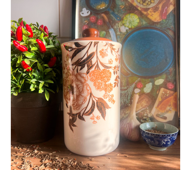 700-10-19 Ємність для сипучих продуктів "Розпис" 900 мл - фото 1