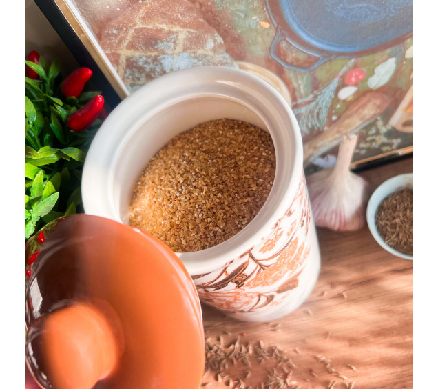 700-10-19 Ємність для сипучих продуктів "Розпис" 900 мл - фото 3