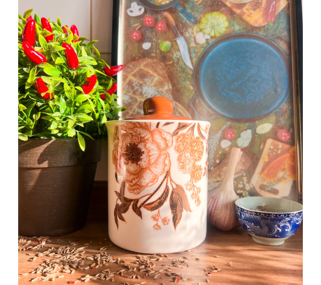 700-11-19 Ємність для сипучих продуктів "Розпис" 740 мл - фото 1