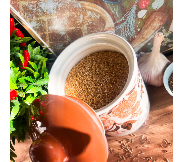 700-11-19 Ємність для сипучих продуктів "Розпис" 740 мл - фото 3