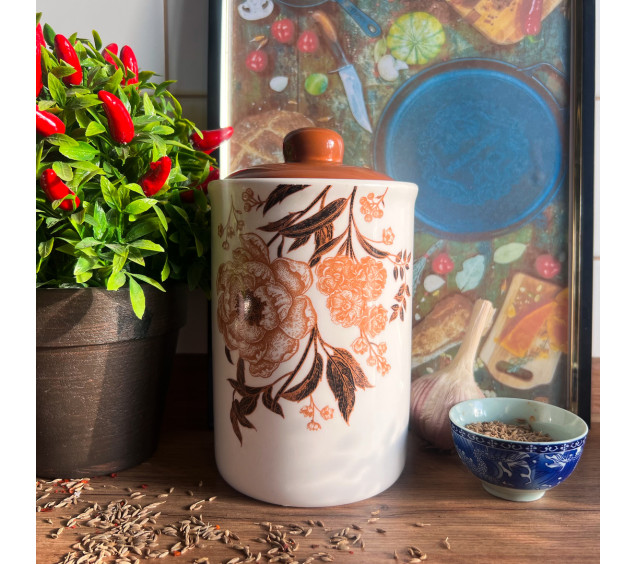 700-12-19 Ємність для сипучих продуктів "Розпис" 520 мл - фото 1