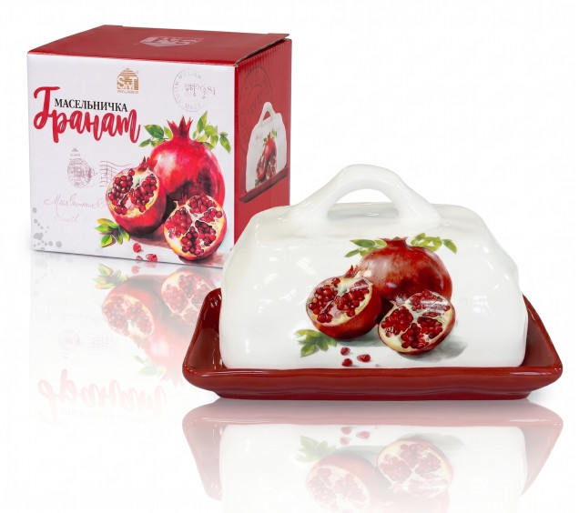 700-02-24 Масельничка "Гранат" 16*13*10см - фото