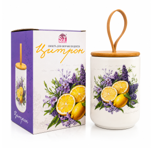 700-30-26 Ємність для сипучих продуктів "Цитрон" 900 мл - фото