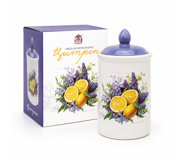 700-34-26 Ємність для сипучих продуктів "Цитрон" 850 мл - фото