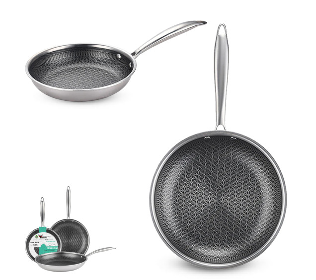 9090-30WOK Сковорода з антипригарним PFLUON покриттям із захисною насічкою 30см - фото