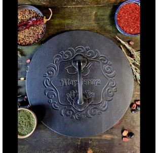 PGr350 Прес Гриль круглий, діаметр 35см - фото