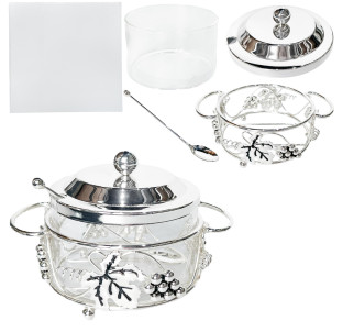 37227 Цукорниця декор Виноград 400мл - фото