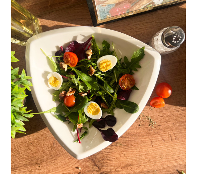 503588 Салатник трикутний 9' - фото 1