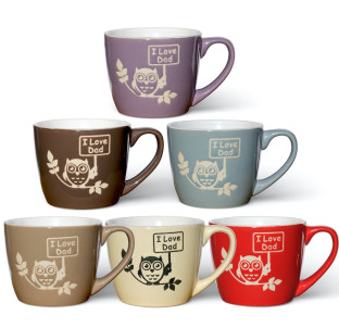 4160-4 Чашка 350мл Кохання сов - фото