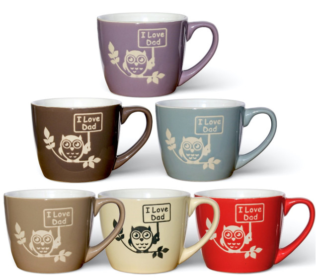 4160-4 Чашка 350мл Кохання сов - фото