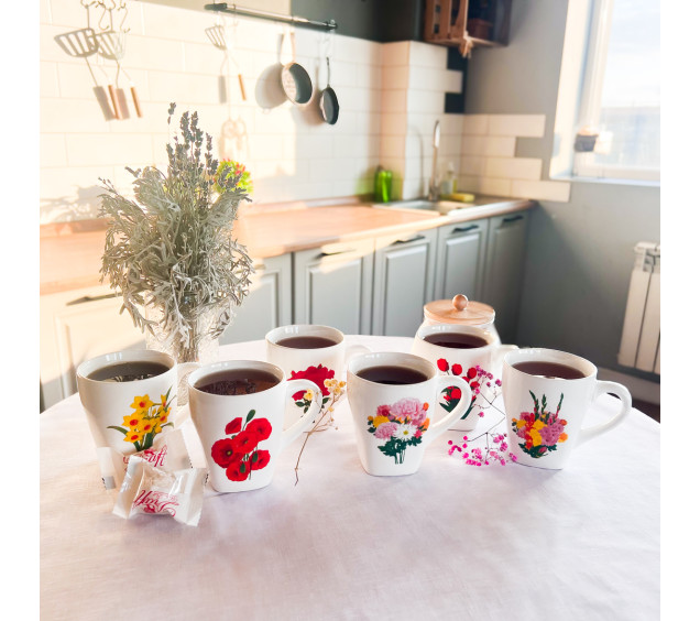 212-11 Чашка Квіти 240 мл - фото 4