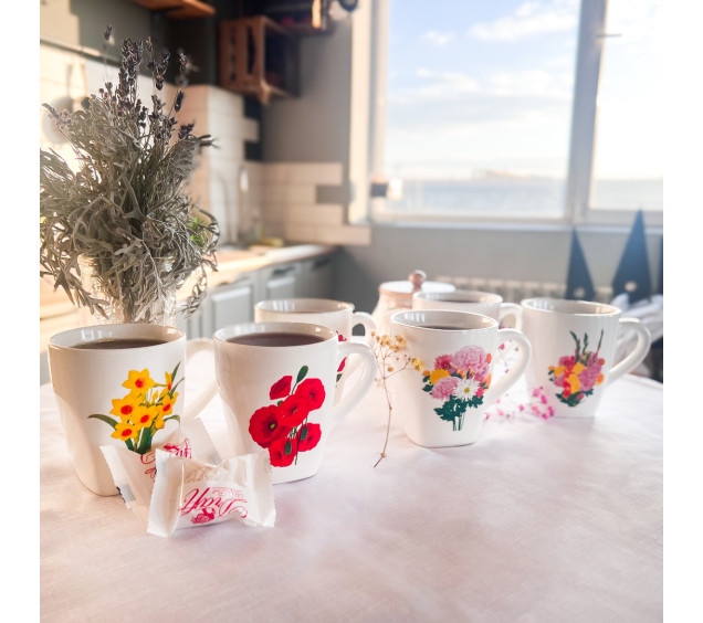 212-11 Чашка Квіти 240 мл - фото 2