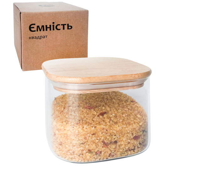 7029-08 Ємність квадрат 600мл - фото