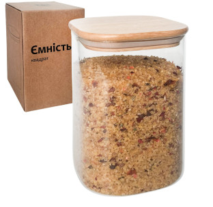 7029-10 Ємність квадрат 1,2л - фото