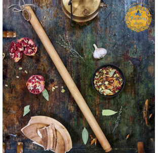 101-031 Скалка для витяжного тіста 70х3,3см - фото