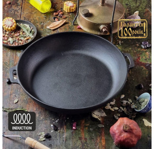 320-60 Жаровня чавунна 32*6см - фото