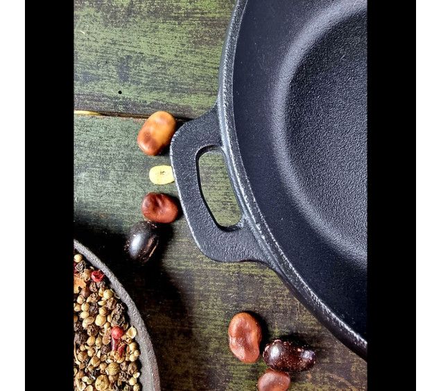 320-60 Жаровня чавунна 32*6см - фото 1