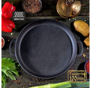 400-40 Жаровня чавунна 40*4см - фото