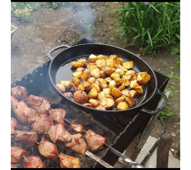 400-40 Жаровня чавунна 40*4см - фото 4