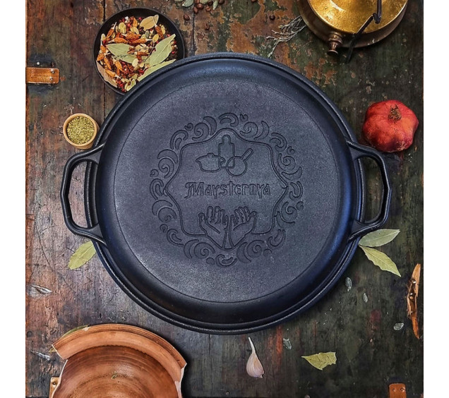 400-40 Жаровня чавунна 40*4см - фото 2