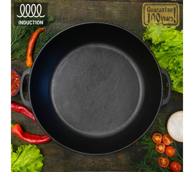 400-80 Жаровня  чавунна 40*8см - фото