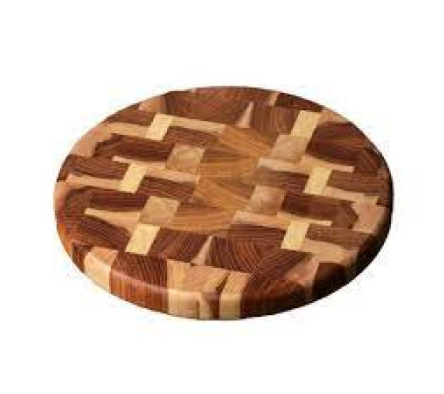 8937 Дошка кухонна обробна кругла торцева 27см - фото 1