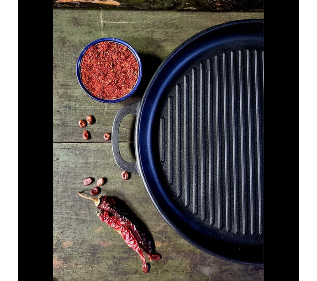 V15СРGr Казан узбецький 15л з кришкою-сковородою гриль - фото 1