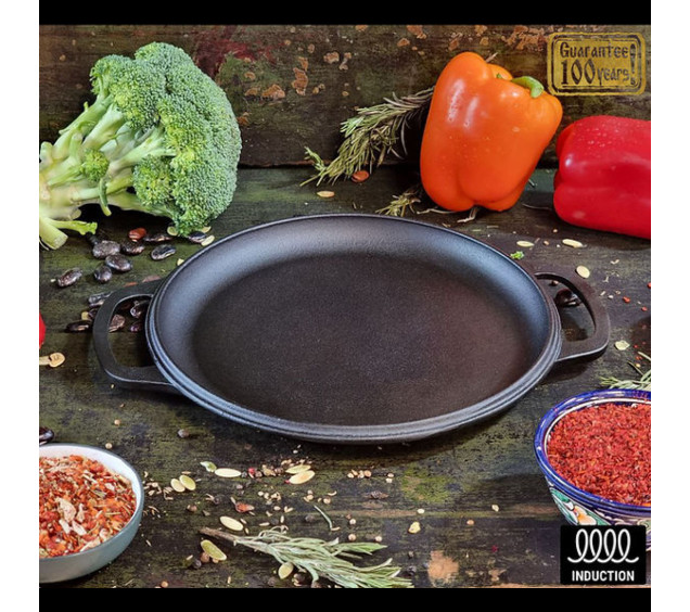 V4CP Котелок чавунний 4 л з  кришкою-сковородою - фото 3