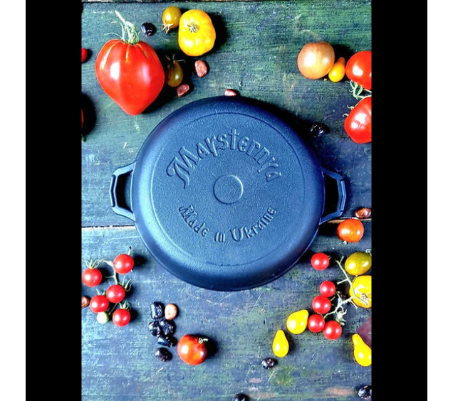 Т102 Жаровня чавунна 24*6см - фото 4