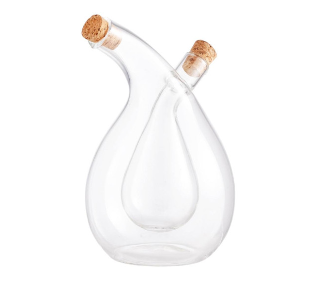 701-13 Пляшка для олії та оцту 2в1 (400мл, 80мл) - фото