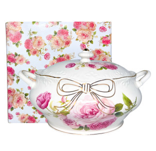 4283 Супник 3,5л з ручками Бант (4) - фото