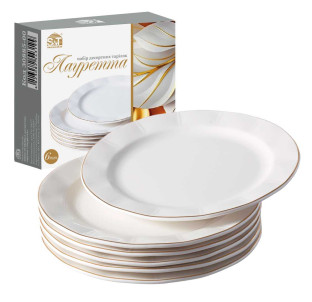 30885-00 Набір 6 дес.тарілок 7,5' Лауретта - фото