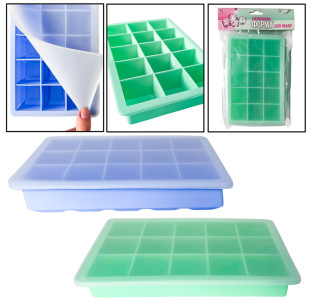 3200-68 Силіконова форма для льоду 18.5х11.6см Мікс - фото