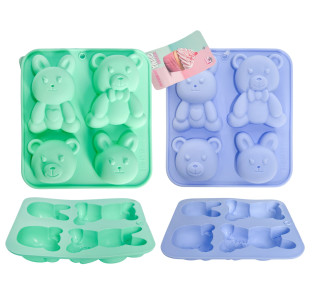 3200-70 Силіконова форма для випікання 14.1х15.1см Мікс - фото