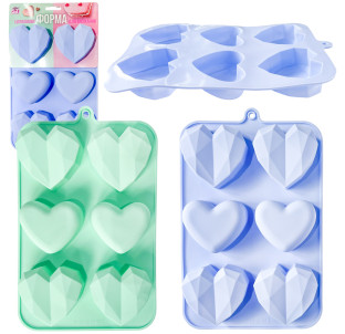 3200-71 Силіконова форма для випікання 27.5х16.5см Мікс - фото