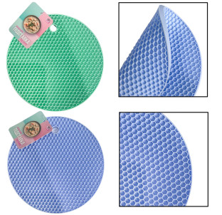 3200-72 Силіконова підставка під гаряче(кругла)18 см - фото