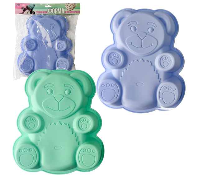 3200-77 Силіконова форма для випікання 28х23см Мікс - фото