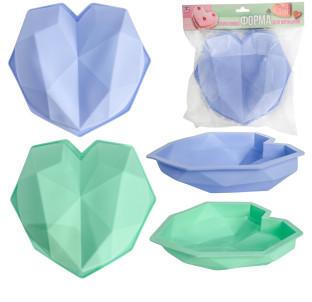 3200-78 Силіконова форма для випікання 21.5х20.7см Мікс - фото