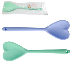 3200-80 Силіконова ложка 30см Мікс - фото