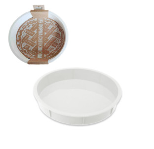 3300-33 Форма силіконова кругла мілка 25*25*4 см « Moonlight » - фото