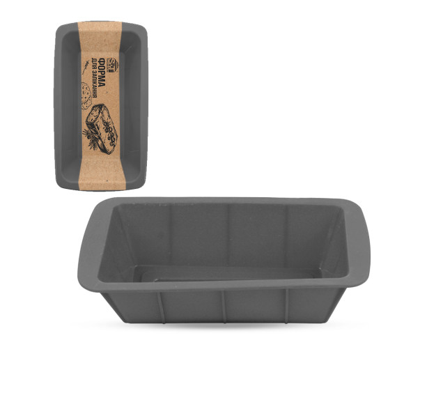 3300-51 Форма силіконова прямокутна 24,5*13*6 см « Vulkano » - фото