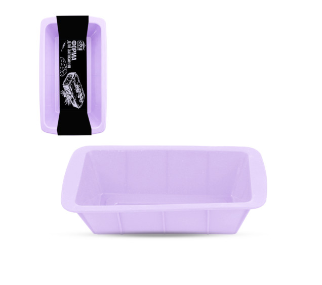 3300-52 Форма силіконова прямокутна 24,5*13*6 см « Amist » - фото