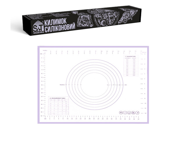 3300-56 Килимок силіконовий 50*40 см « Amist » - фото