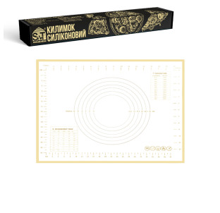 3300-57 Килимок силіконовий 50*40 см « Creamy » - фото