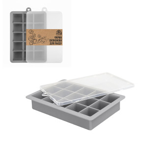 3300-59 Форма силіконова для льоду « Vulkano » 18*12*2,54 см - фото