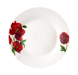 050-30-01 Тарілка 7' Мак Червоні вітрила - фото
