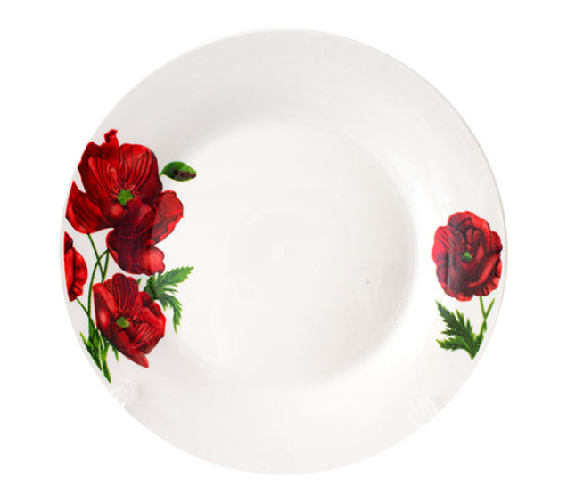 050-30-01 Тарілка 7' Мак Червоні вітрила - фото