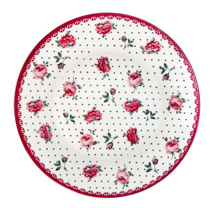 30001-009 Тарілка 8' Квітуча троянда - фото